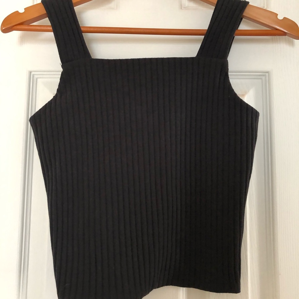 Cute Black Crop Top